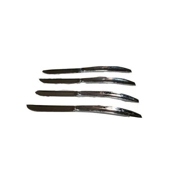 4 Steak Knives Carvel Hall USA 440 Stainless Steel 8 3/4" USA Lot Set Vintage - Picture 1 of 4